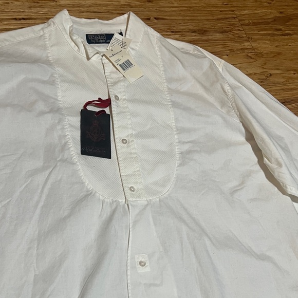 Polo by Ralph Lauren Classic Ribbed Bib Button Down - Picture 5 of 8